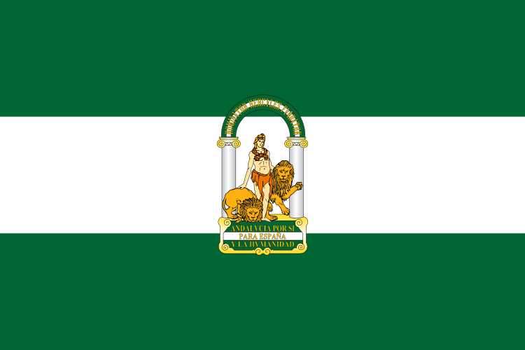 Bandera Andalucia Autónomas por la igualdad