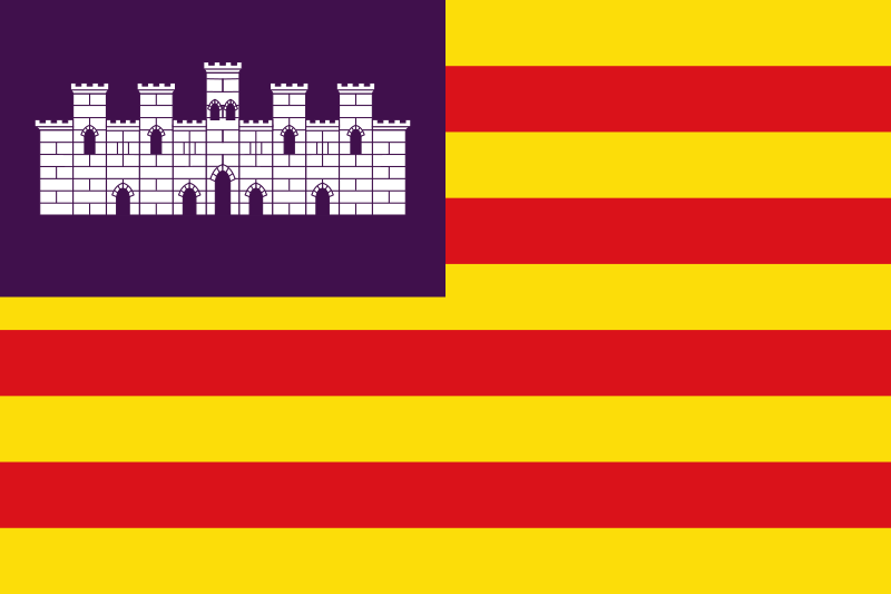 Bandera ISLAS BALEARES Autónomas por la igualdad