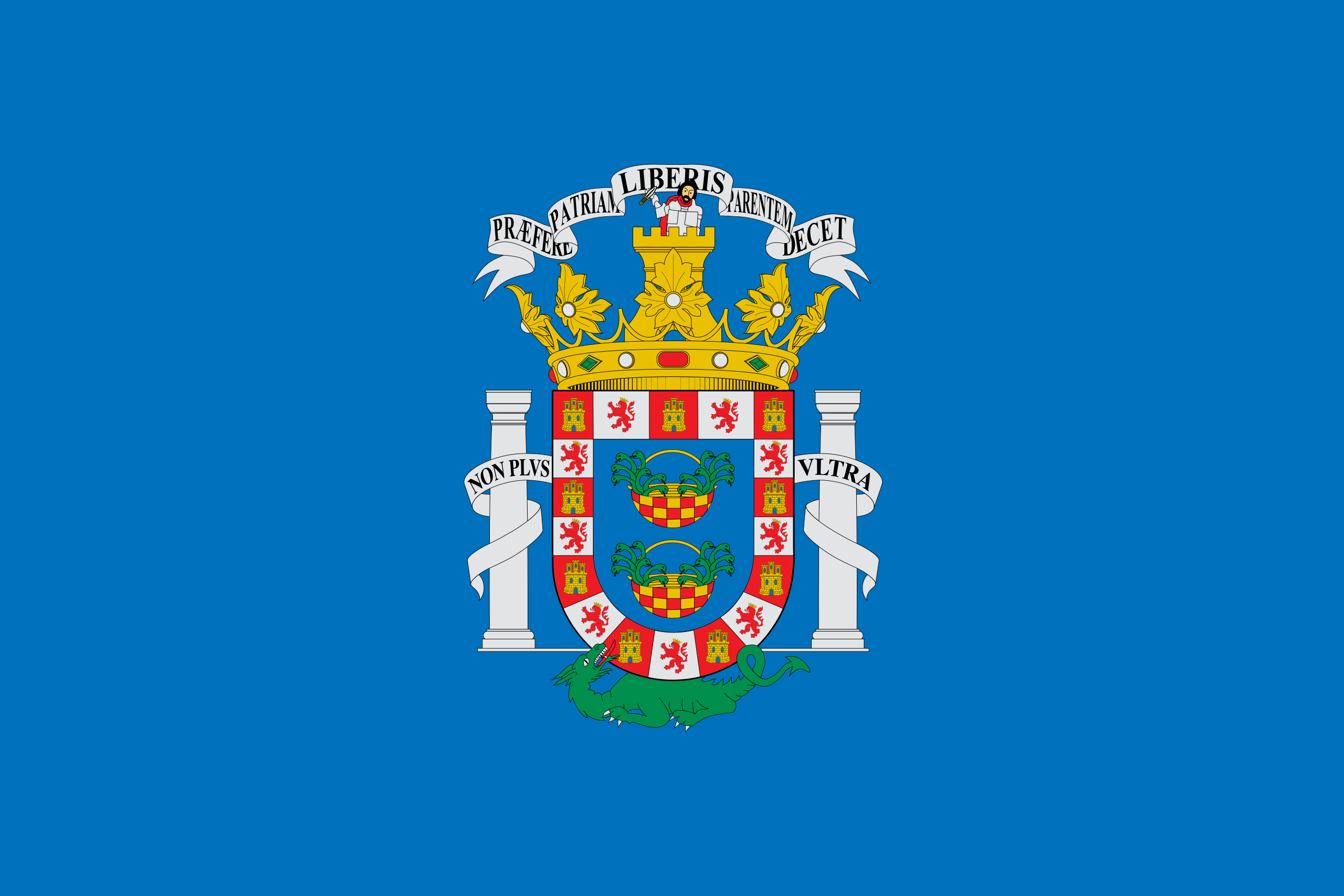 Bandera Melilla Autónomas por la igualdad
