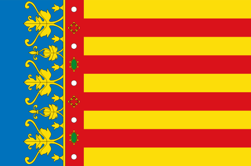Bandera COMUNIDAD VALENCIANA Autónomas por la igualdad