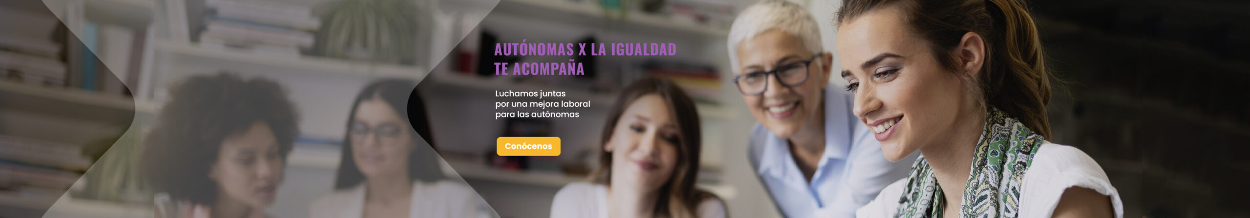 Autónomas por la igualdad banner home