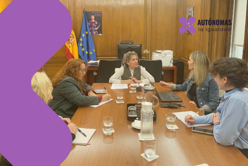 Autónomas por la Igualdad (AxI) refuerza su compromiso con las trabajadoras autónomas tras reunirse con la Secretaría de Estado de Igualdad